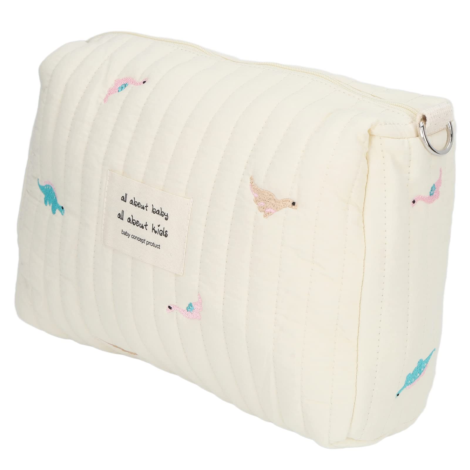 Diaper Bag Organizer Pouch, Small Diaper Bag Pouch Embroidery Exquisite for Feeders (Dinosaur)