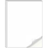 Printable Sticker Paper for Printers - 30 Sheets Full Sheet Matte Sticker Paper, 8.5"x11" Inches Letter Size Printer Paper, Compatible with Laser & Inkjet Printers