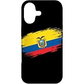 Ecuador Flag Distressed Grunge Graphic Case for iPhone 17