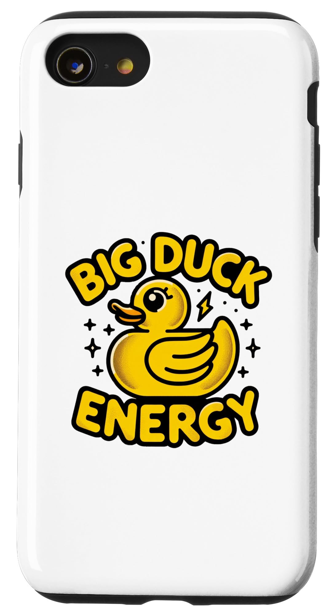 iPhone SE (2020) / 7 / 8 Funny BDE Duck Energy Vintage Retro Humor Duck Stuff Graphic Case