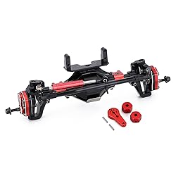 INJORA RC Axle Metal Front and Rear Portal Axle