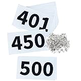 UISKOOPW Tyvek Race Bibs Running Numbers with
