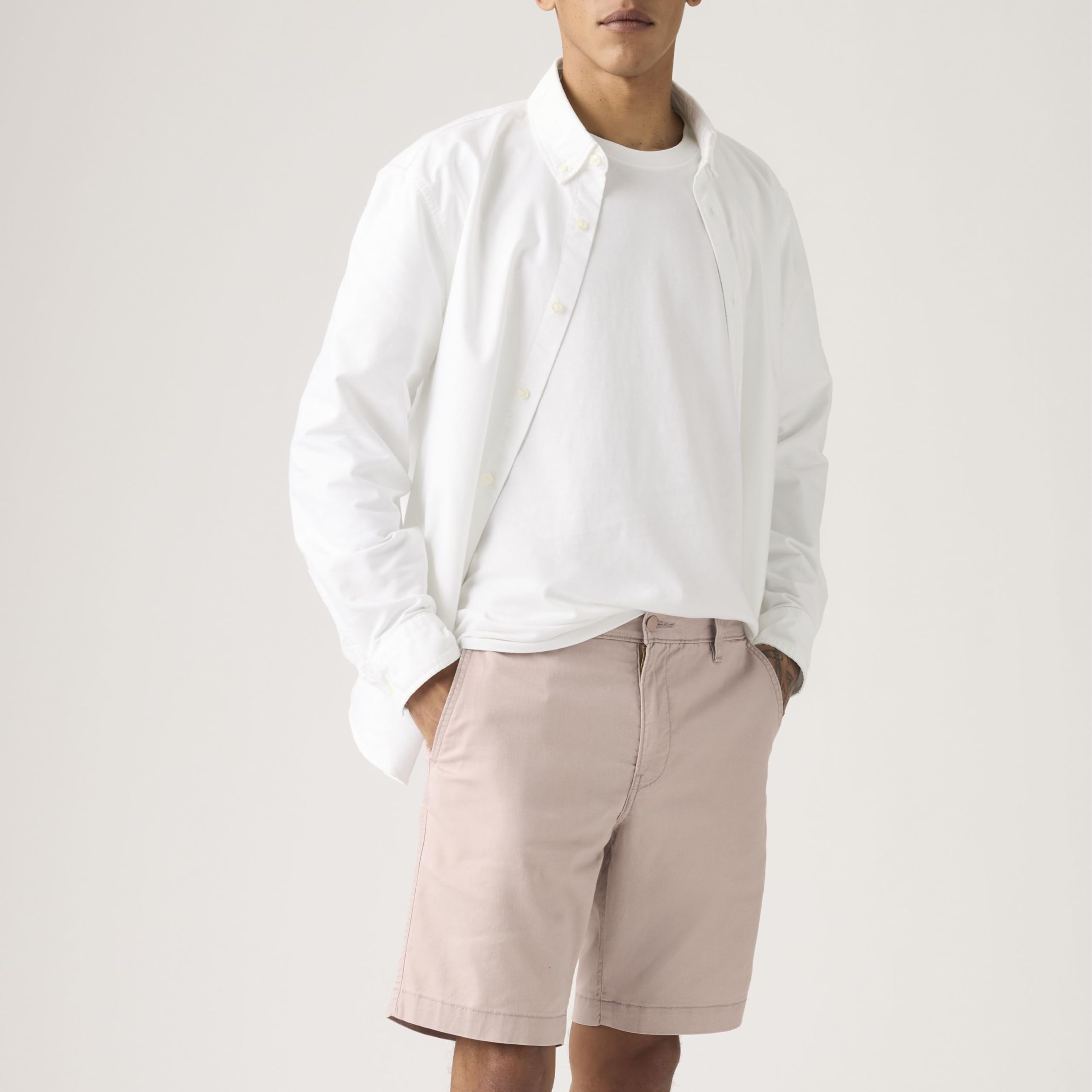 Levi's Xx Chino Shorts Ii Fawn Cotton Linen 4