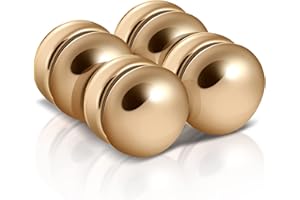 SAVITA 4PCS Strong Hijab Magnet Pins - Multi-Use Scarf Magnets for Women, Girls, Kids (Gold)