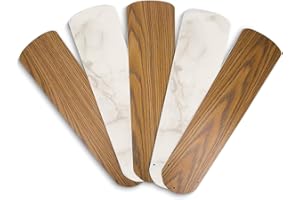 ZIYOUGOU 16 ½" Ceiling Fan Blades,Fan Replacement Blades For 42'' Ceiling Fan,Fan Blades,Ceiling Fan Blades Replacement,Replacement Blades For Ceiling Fan,42''Wooden Fan Blades.(5pcs)