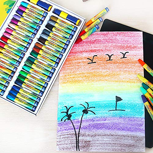 Magicdo 36 Colors Oil Pastels with Pastel Holders and Sharpeners, Non Toxic, Smooth Blending Texture - Thumbnail 5