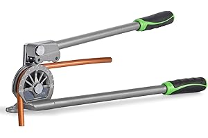 Antstone 1/2” OD Tubing Bender Roller Type Pipe Bender 180° HVAC Copper Aluminum Tube Bending Tool for Air Conditioning Refrigeration Repair