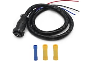 EATAKWARD 187103A1 3 Pin Auxiliary Cable, Replacement for John Deere for Ford for Case-IH Cotton Picker CPX420 CPX610 CPX620 