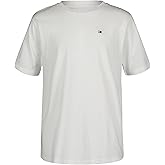Tommy Hilfiger Boys' Short Sleeve Solid Crew Neck T-shirt, Soft, Comfortable, Relaxed Fit