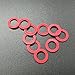 Boeray M2 M3 M4 M5 M6 M8 330pcs Steel Pad Insulation Washers Fiber washers Red Steel Paper Meson Gasket Spacer Insulating Spacers Assortment Kits