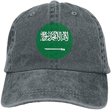 zengjiansm Flag of Saudi Arabia Unisex Adult Denim Dad Baseball Hat Sports Outdoor Cowboy Cap for Men and Women