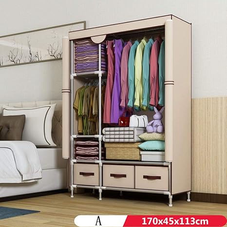 Ultra Time Empty Wardrobe Non Woven Fabric Clothes Closet Cupboard