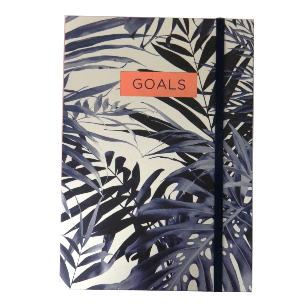 A5 Notebook with Elasticated Closure, Design by Violet, Indigo