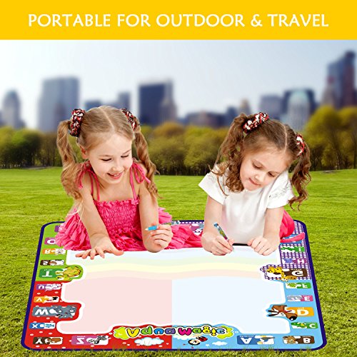 image for KIZZYEA Aqua Magic Mat,Aqua Doodle Mat for Kids/Toddlers Drawing Paint