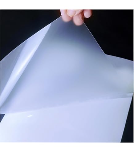 Printable Self Adhesive Holographic Clear Vinyl Overlay Sheets Stickers For Laser And Ink Jet Printers 10 Sheets