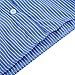 XWDA Women Off Shoulder Blouse Sexy Cotton Shirt Casual Blue White Stripe Tops