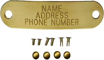 brass pet id tags