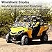 Can-Am Commander Half Windshield - Clear Scratch Resistant for 11-18 Commander 800, 11-18 Commander 1000, 16-18 Commander 800 Max, 14-18 Commander 1000 Max