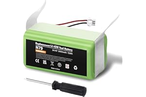 POWTREE Upgraded 5000mAh 14.4v Li-ion Battery for Ecovacs Deebot N79 N79S N79W deebot 500 DN622 DN622.11 Replacement for Eufy RoboVac 11 11C 11S MAX 12 15C 15T 25C 30 30C 35C G10 R500+ Etc. Robot Vacuum