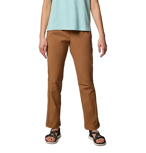 Columbia Women's Leslie Falls Pull-On Pant, Camel Brown, X-Large