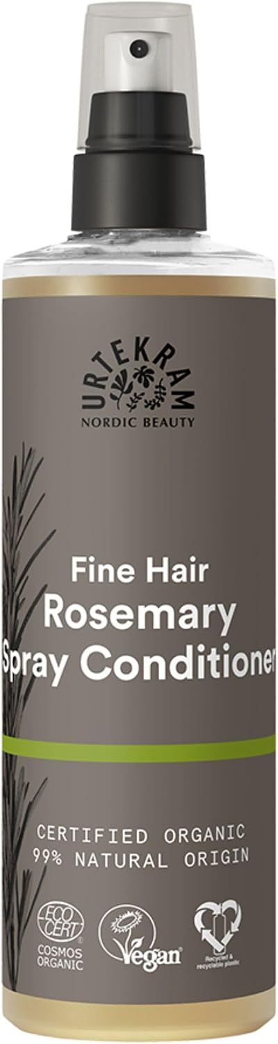 Urtekram Rosemary Leave-In Spray Conditioner Fine Hair 250 ml Vegan Organic