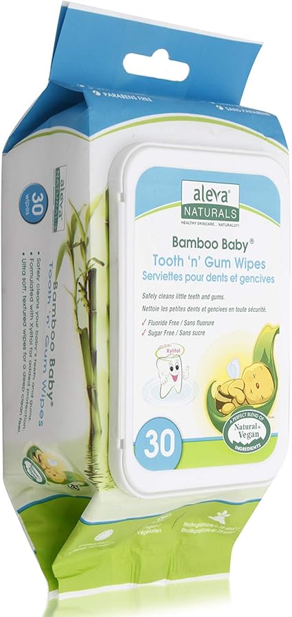aleva tooth and gum wipes