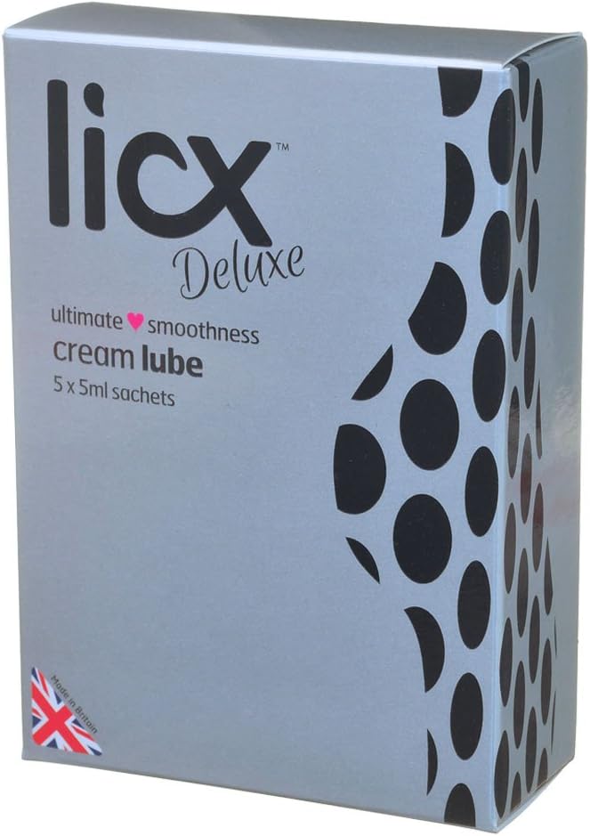 Licx Deluxe Luxury Cream Lubricant Sachets 5ml Box of 5 Amazon.co.uk