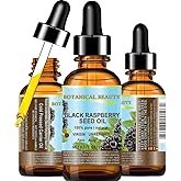 Botanical Beauty BLACK RASPBERRY SEED OIL 100% Pure Natural Undiluted Virgin Unrefined Cold Pressed Carrier Oil for Face, Skin, Hair, Lip, Nails (0.5 Fl Oz 15 ml)