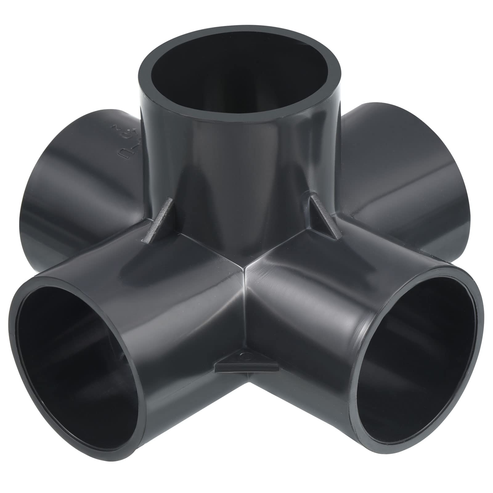 PATIKIL 40mm ID U-PVC Pipe Fittings, 5 Way Elbow Side Outlet Furniture Grade Fittings Pipe Connector for Garden Irrigation Storage Frame