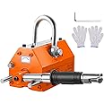 VEVOR Magnetic Lifter, 4400lbs/2000kg Pulling Capacity, 2.5 Safety Factor, Neodymium & Steel, Lifting Magnet with Release, Permanent Lift Magnets, Heavy Duty Magnet for Hoist, Shop Crane, Block, Board