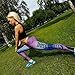 Oksale Women Printted Sports Gym Skinny Fitness Stretchy Yoga Pants Leggings (S)