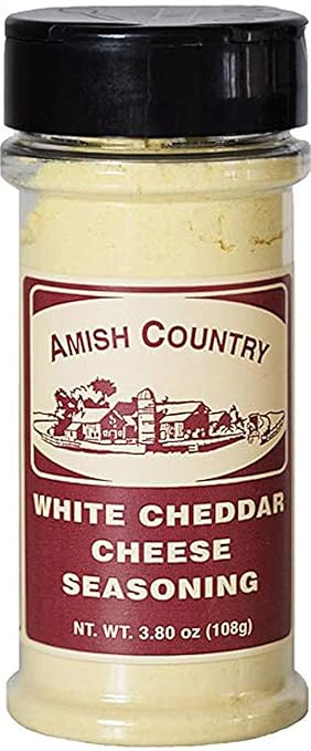 Amish Country Popcorn - White Cheddar Cheese (3.8 Ounce) Popcorn Seasoning - Old Fashioned
