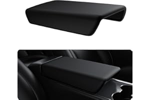 BASENOR Tesla 2020-2024 Model Y 2017-2023 Model 3 Center Console Cover TPU Armrest Cover Non-Slip Protector Armrest Tesla Int