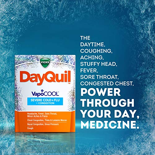 Vicks DayQuil and NyQuil VapoCOOL SEVERE Combo Cold & Flu + Congestion