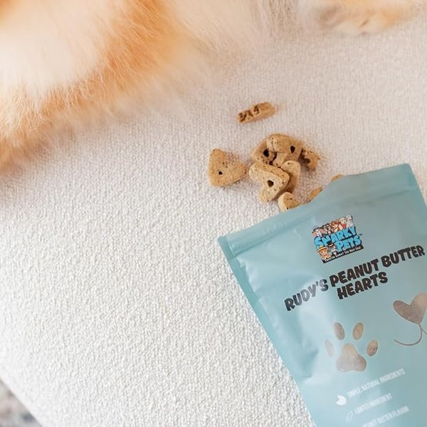 SNARKY PETS CRUNCHY TREATS (8 OZ, CRUNCHY PEANUT BUTTER)