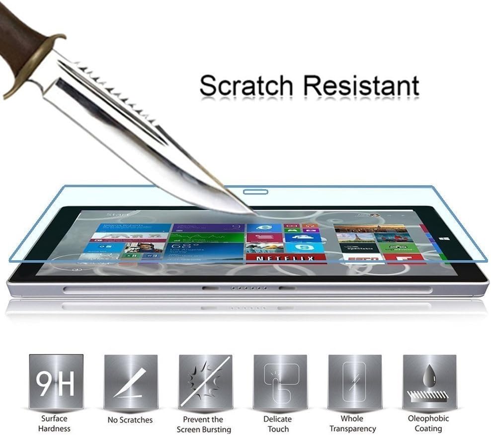 MEGOO Surface Book Screen Protector,(Blue Light Blocking) Protect Eyesight Tempered Glass Screen Protector (Updated Version 2017) Also For Microsoft Surface Book 2 (13.5 Inch) - Image 4