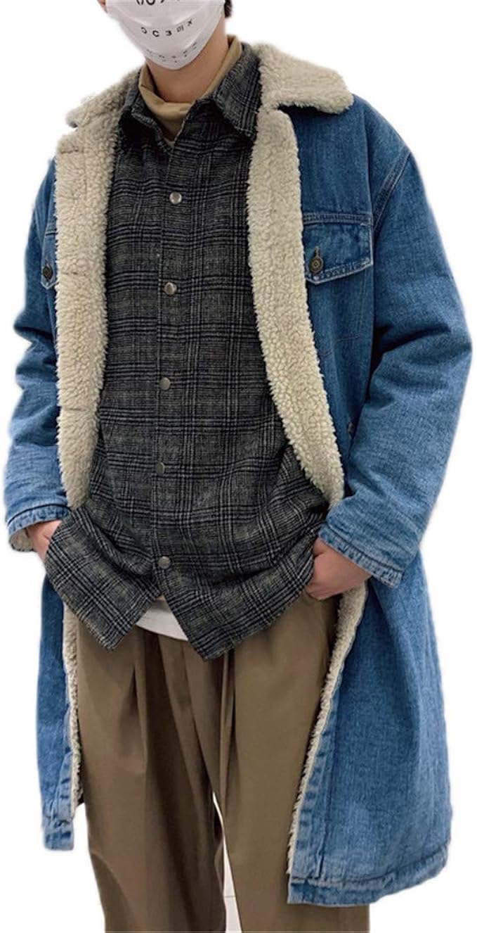 long jean jacket men