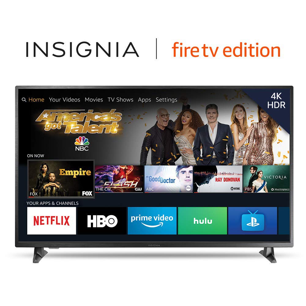 Amazon.com: Insignia NS-55DF710NA19 55-inch 4K Ultra HD Smart LED TV with  HDR - Fire TV Edition: Electronics