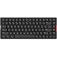 IQUNIX MQ80 Low Profile Mechanical Keyboard for Work and Gaming Tri Mode Wireless Wired CNC Aluminum Hot Swappable RGB Backlit Long Battery Life VIA Support (Black)