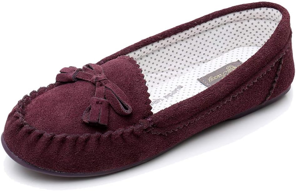 Real Fancy Moccasin Slippers for Women Flat Casual Comfortable Loafer Shoes Womens Moccasin Slippers Spring Moccasins Shoes