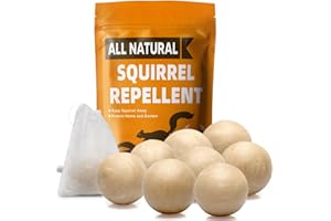 PEVAFI Squirrel Repellent, Chipmunk Repellent Car/Garden/Attic/Plants, Keep Squirrels Away 8-Pack