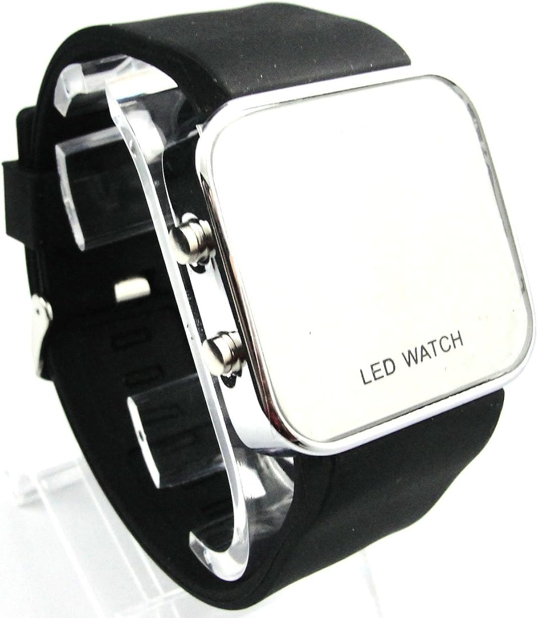 New Fashion Square Red LED Light Digital Wrist Watches With