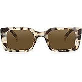 Onrtry Rectangle Sunglasses for Women Men Vintage Fashion Sun Glasses