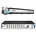 ZOSI H.265+ Full 1080P 16 Channel Hybrid 4-in-1 Surveillance CCTV DVR with 2TB HDD for 960H,CVI,TVI,AHD Home Surveillance Cameras,with Remote View,Motion Detection