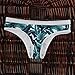 DD&MM Women Bikini Set Girl Retro Swimsuit Top Low Rise Bottom (US2)S