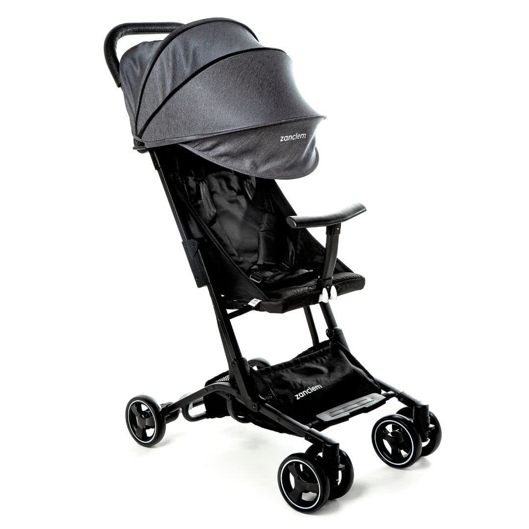 Lightweight Strollers for Toddlers up to 4 Years by ZANCLEM | Baby Pushchair Cabin Size Stroller Umbrella Foldable 5-Point Safety Belt and Foot Brake - Travel Stroller for Airplane