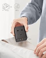 Kemelo PD20W Cube Extension Lead with 4 USB Ports 13A 3250W UK Plug view 5