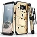 ZIZO Bolt Series for Samsung Galaxy S8 Case Military Grade Drop Tested with Tempered Glass Screen Protector, Holster Gold Black