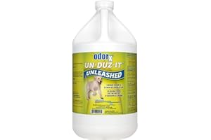 PRORESTORE ODORx Un-Duz-It Unleashed Pet Stain Remover and Odor Eliminator, Removes Urine, Feces and Vomit Stains, 1 Gal