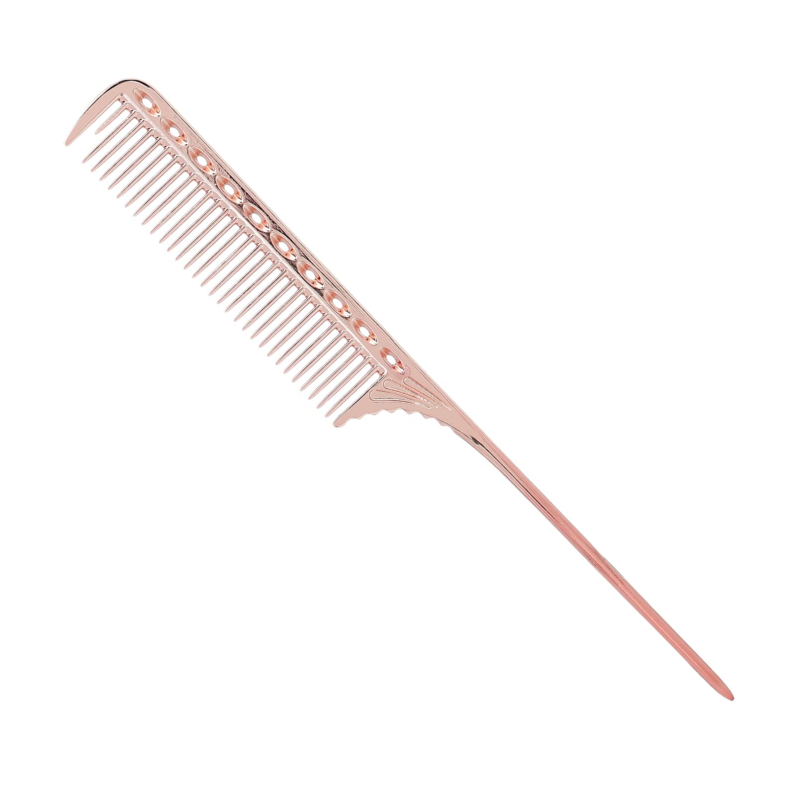 Pintail Comb, Easy To Use Harmless To Hair and Scalp Lightweight Hair Comb for Parting Separating Back Combing for Post Styling Hair Coloring for Women(Rose gold)